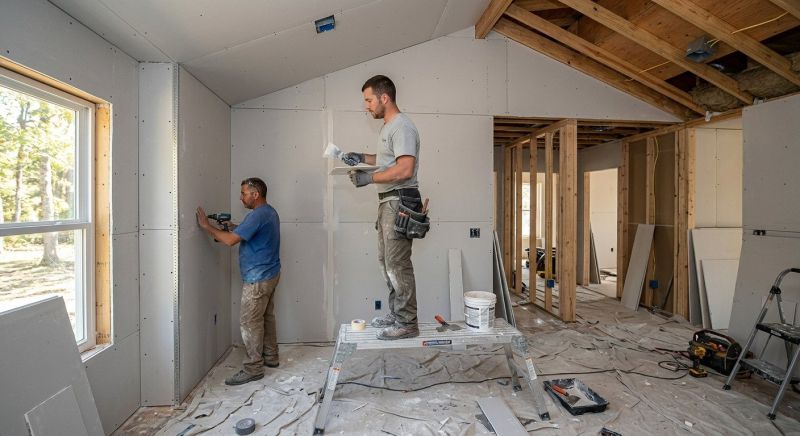 Bedroom Drywall Installation in Alpharetta, GA