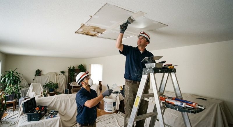 Ceiling Crack Repair in Kansas City, KS