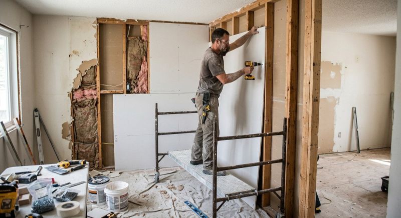 Ceiling Drywall Replacement in Denver County, CO
