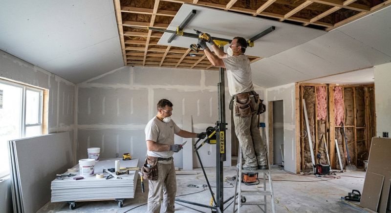 Ceiling Drywall Replacement in Kansas City, KS