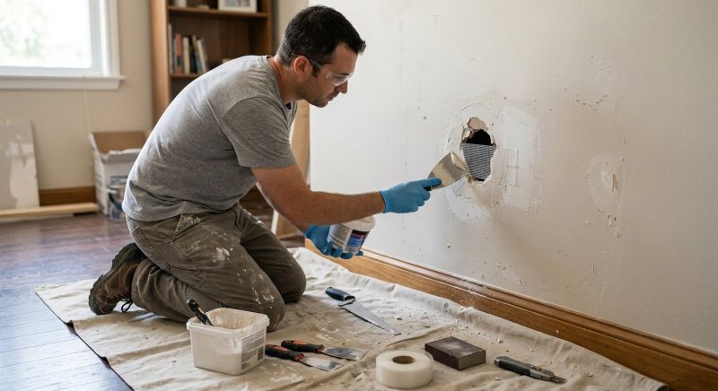Wallboard Repair in Conroe, TX
